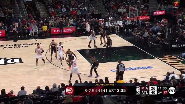 热火vs老鹰精华回放 巴特勒空砍34分不敌杨24+8