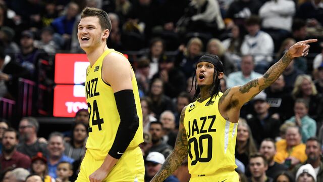 魔术108-112爵士 马尔卡宁28+12爵士力克魔术