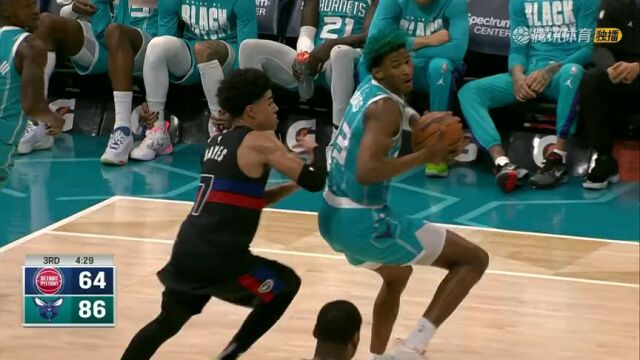 活塞vs黄蜂第3节英文原声回放