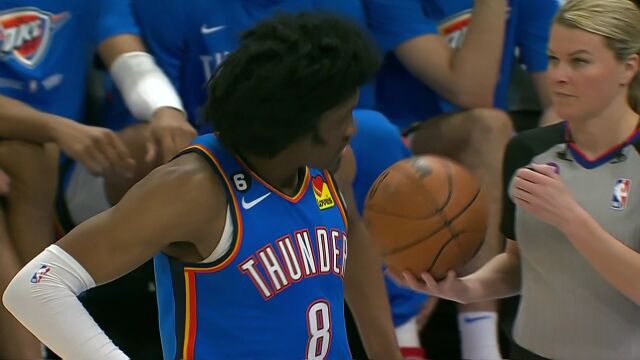  NBA常规赛：黄蜂vs雷霆第3节中文解说回放