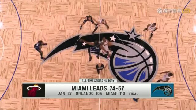 热火vs魔术第1节中文解说回放