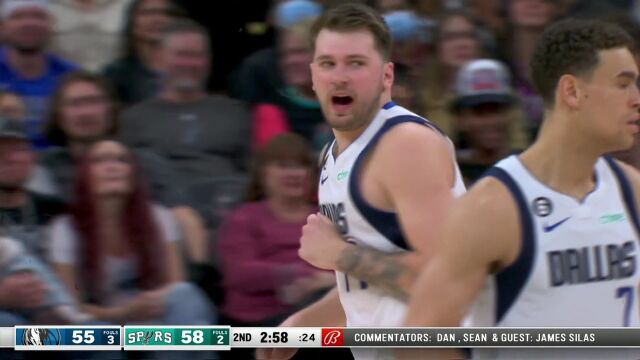 算了直接投吧 东契奇超远三分一箭穿心