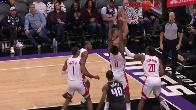 腰硬手快极限操作 蒙克失衡妙传萨博尼斯上篮得手