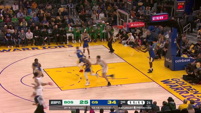 节奏突破润物细无声！布罗格登游走勇士禁区如履平地