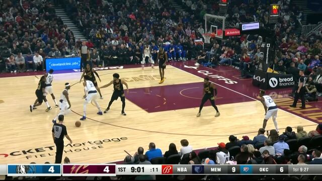 开局包揽全队七分 肯巴沃克开局火力全开主宰比赛