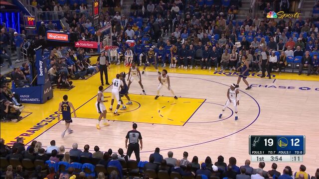  NBA常规赛：马刺vs勇士英文原声全场回放