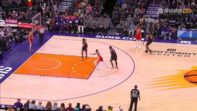  NBA常规赛：老鹰vs太阳第2节英文原声回放