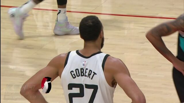 NBA常规赛：森林狼vs开拓者第2节中文解说回放