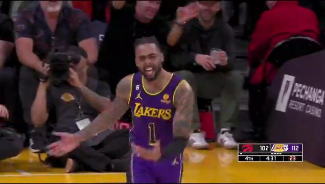 NBA常规赛：猛龙vs湖人第4节中文解说回放