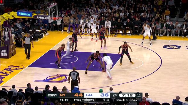 手感好得离谱！拉塞尔抓住瞬间防守间隙干拔打进加罚