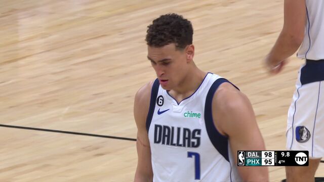 独行侠vs太阳精华纯享 东契奇开局伤退 丁威迪发挥率队取胜
