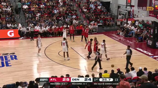 老鹰vs掘金第1节中文解说回放