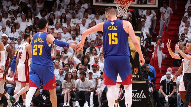 掘金109-94热火 穆雷约基奇双星闪耀同砍30+三双拿下G3