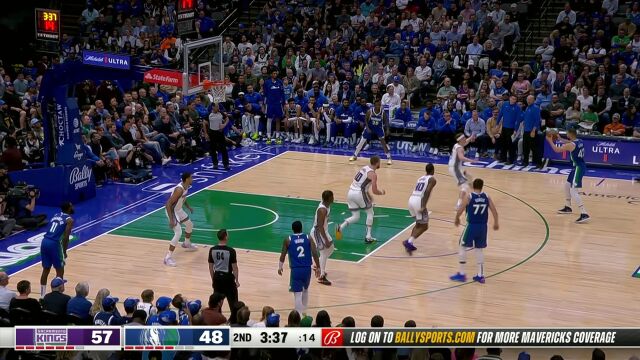 国王vs独行侠英文原声全场回放