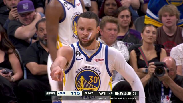 刷新NBA历史抢七大战得分新高！库里铸就传奇狂砍50分杀死比赛