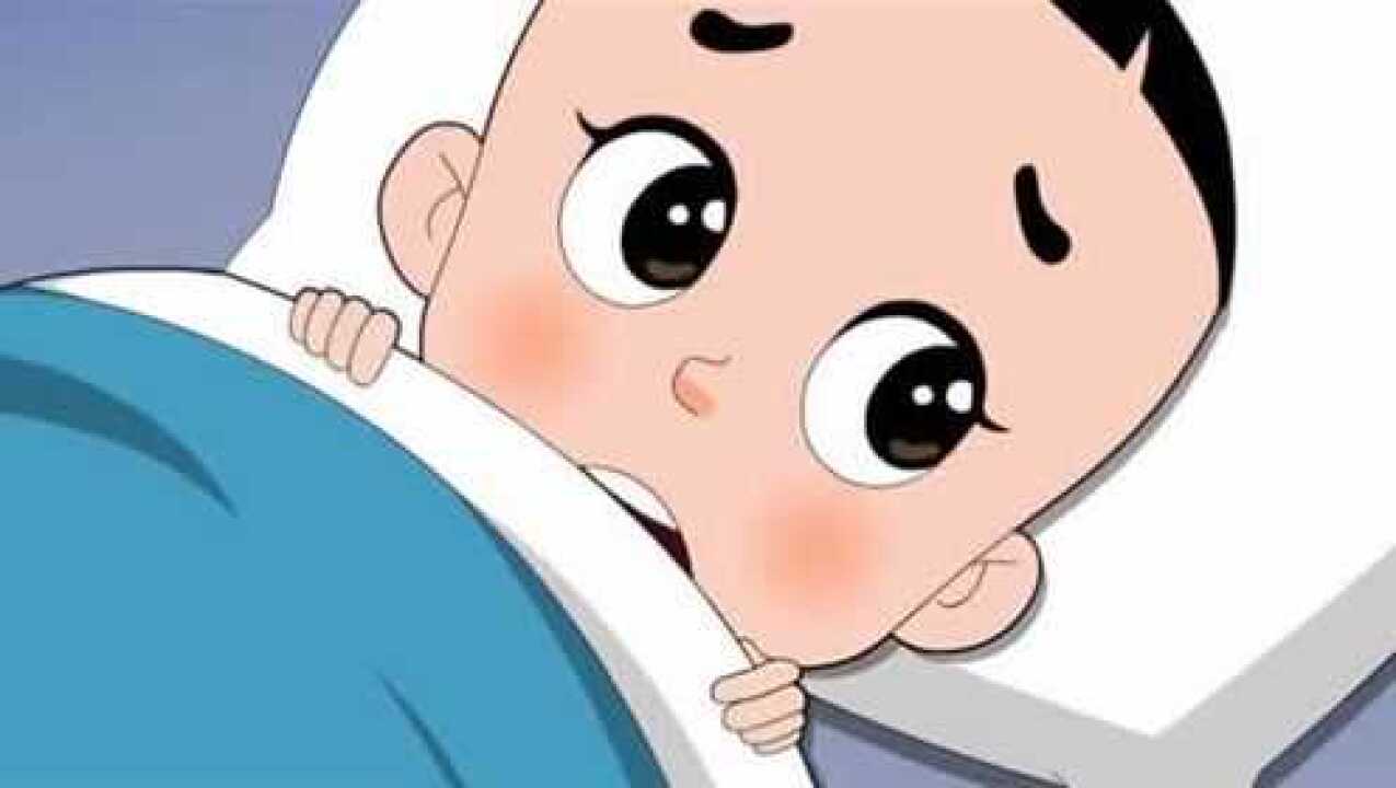 大头儿子大头害怕的睡不着担心家里出现恐龙和外星人
