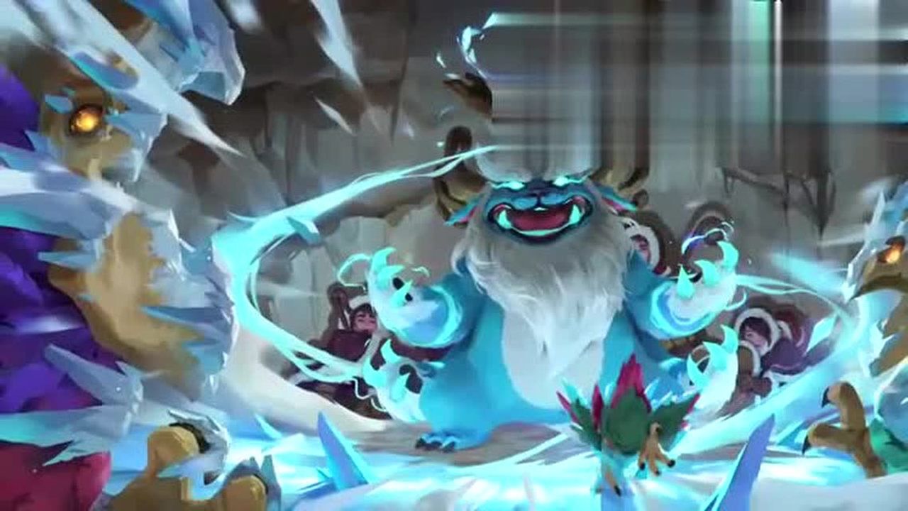 lol新版努努雪人骑士原画故事努努与雪人的友情日月可鉴