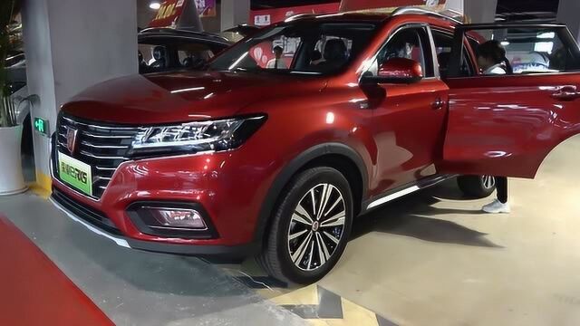 现场体验:国产油耗1.6L神车SUV,全新荣威RX5新能源,配1.5T 2挡AT