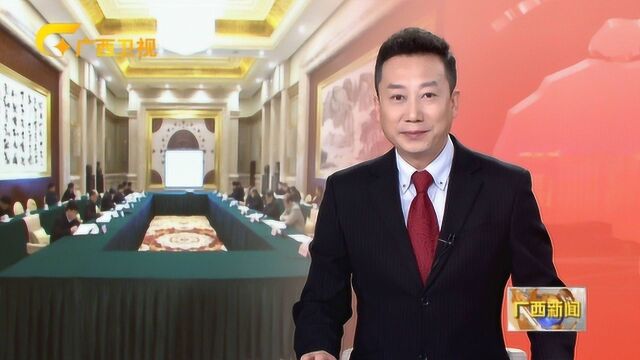 广西与中国铁路总公司举行工作商谈 鹿心社 陈武 陆东福参加