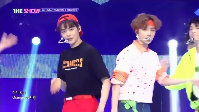 TXT  Blue Orangeade 190312 SBS funE The Show