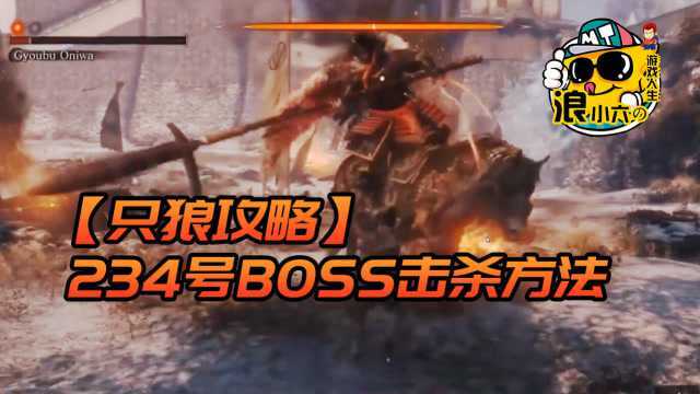 只狼攻略:234号BOSS效率击杀方式