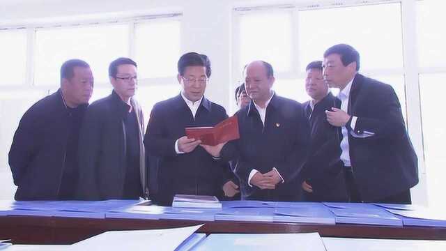 王东峰在张家口市怀安县调研检查