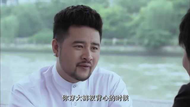 男子和小伙湖边相谈,小伙请音乐人拍摄杂志,没想二人达成一致