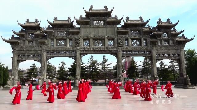 绥德县老年大学舞蹈《扇鼓情》