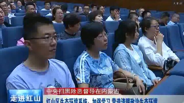 红山区生态环境系统:加强学习 营造清明政治生态环境