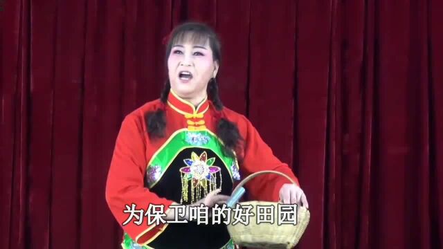 戏迷杨瑞娥演唱《梁秋燕》,阳春儿天秋燕去田间,好听