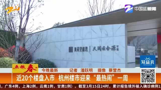 近20个楼盘集中摇号登记 杭州楼市迎来“最热闹”一周