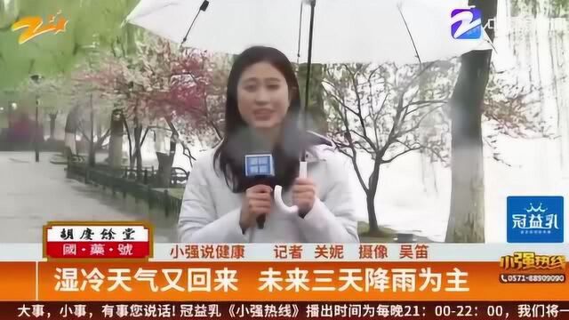 杭州:隔天如隔季 湿冷天气又回来了 未来三天降雨为主