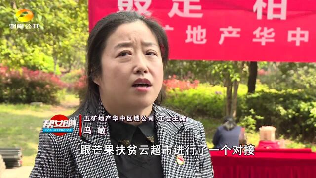 (芒果扶贫“云”超市)江永沃柑来长沙了 社区义卖销售快