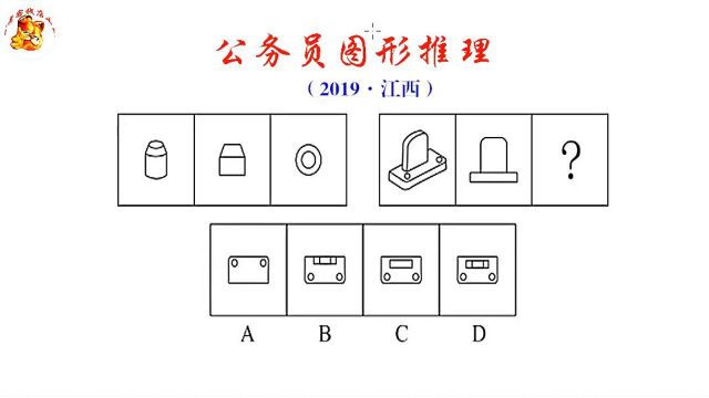 公务员图形推理,立体图正视图和俯视图,你分得清吗