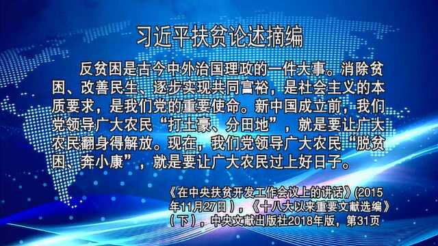 扶贫论述天天学