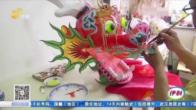 牛!潍坊有个“神笔马良” 专画龙头蜈蚣风筝 曾做出380米长大风筝