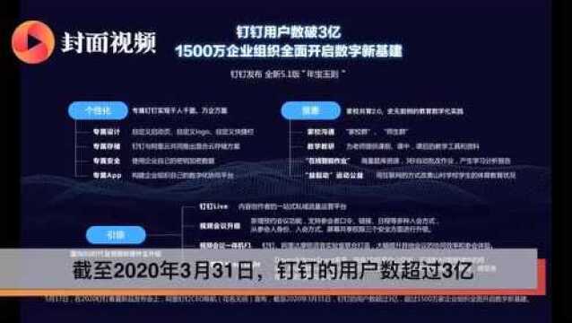 钉钉CEO陈航:数字新基建三个新特质是普惠、引领、个性化