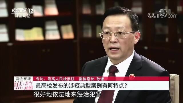 专访孙谦:涉疫典型案例十连发,背后有何深意?