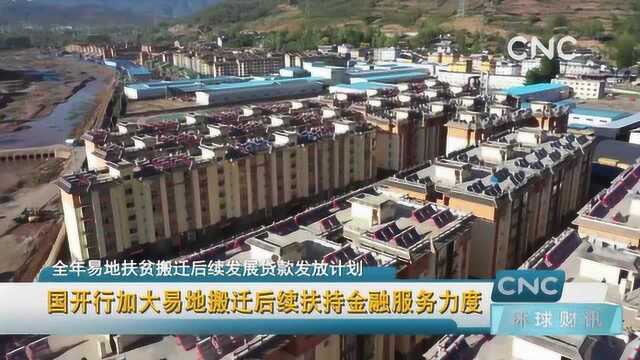 国开行加大易地搬迁后续扶持金融服务力度