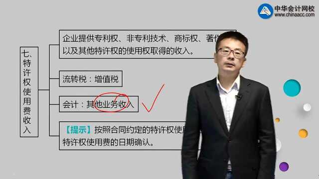 税务师《税法二》知识点:特许权使用费收入