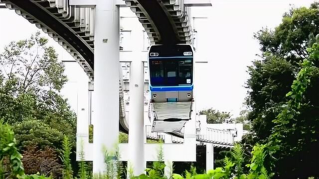 日本最著名的悬索铁路,看完行驶过程我服了