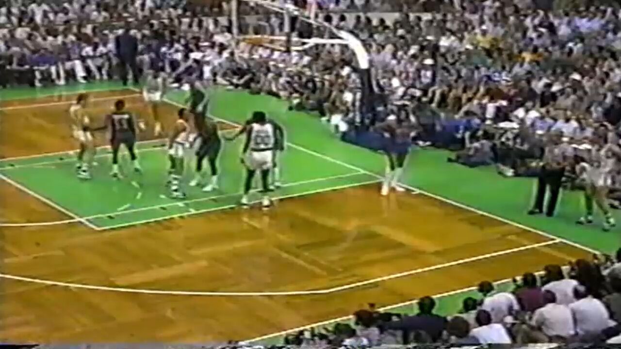 1987年凯尔特人VS活塞G7 拉里伯德37分 杜马斯35分 刺客25+9