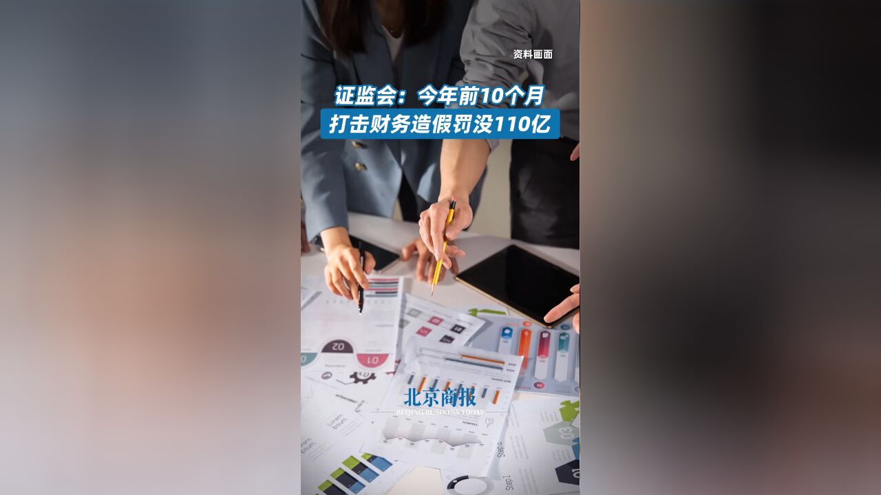 证监会:今年前10个月打击财务造假罚没110亿