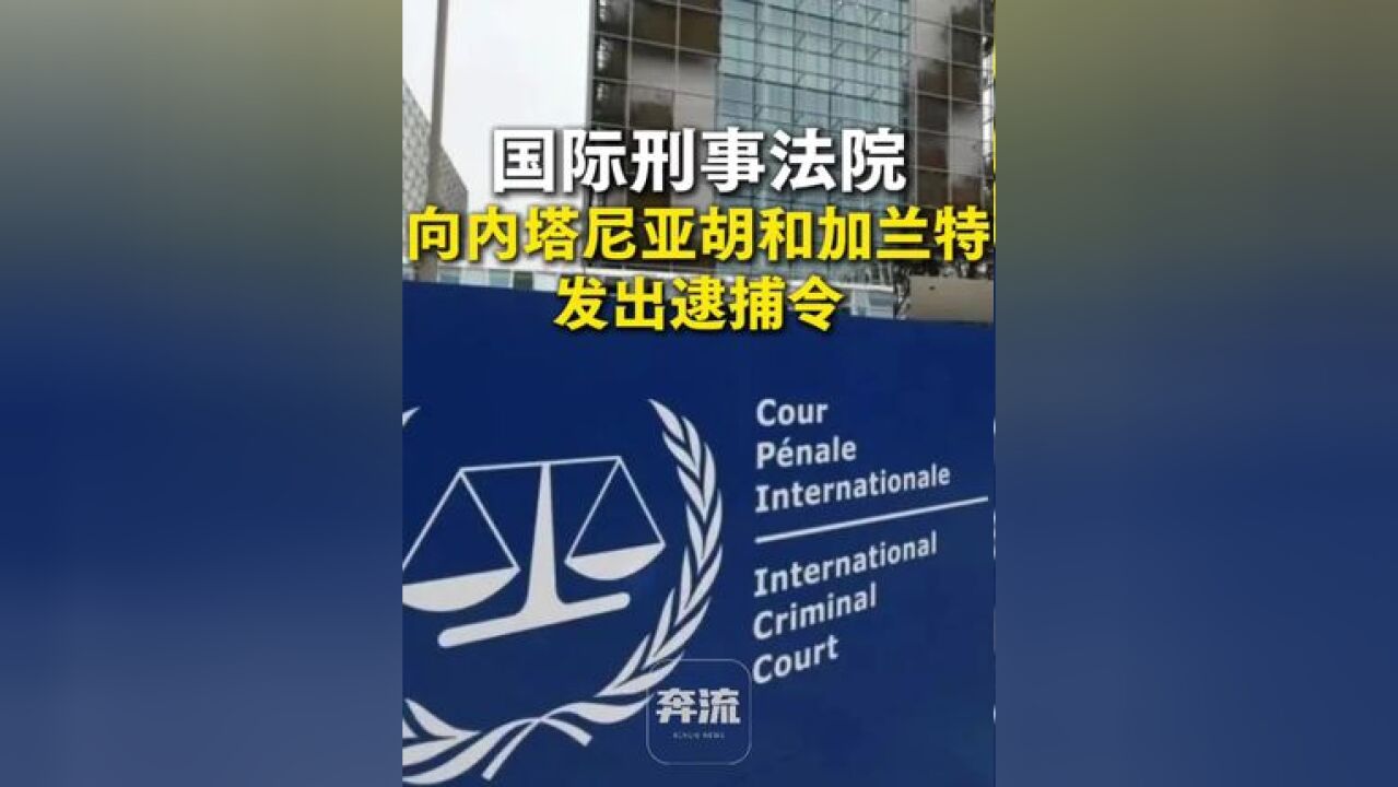 当地时间11月21日,国际刑事法院对以色列总理内塔尼亚胡和前国防部长加兰特发出逮捕令