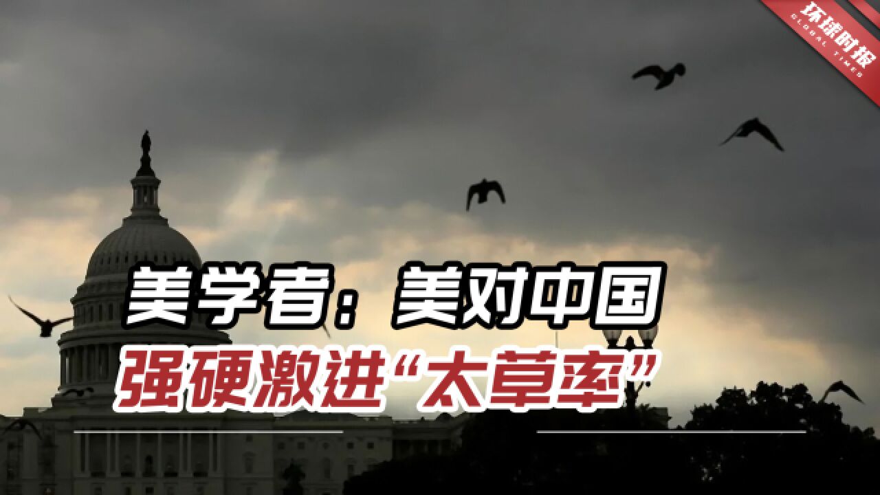 美学者:美对中国强硬激进“太草率”,华盛顿成一座孤独城市