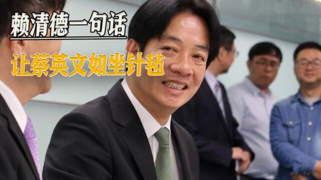 赖清德刚履职民进党主席,就对蔡英文下手?承诺审视学术问题