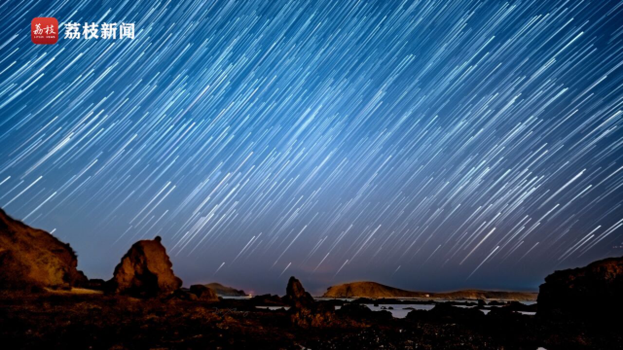 这就是星辰大海!延时摄影记录青岛田横岛星空