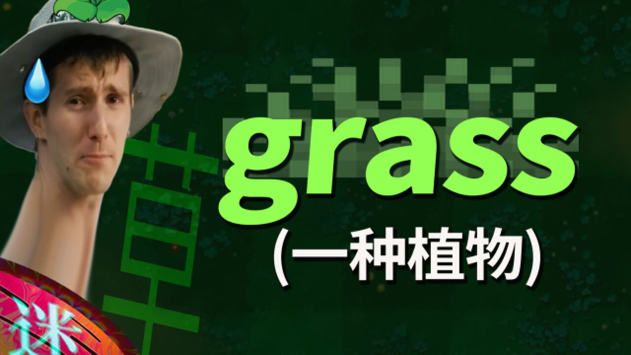 单词 grass 的新用法,能让宅男破防...