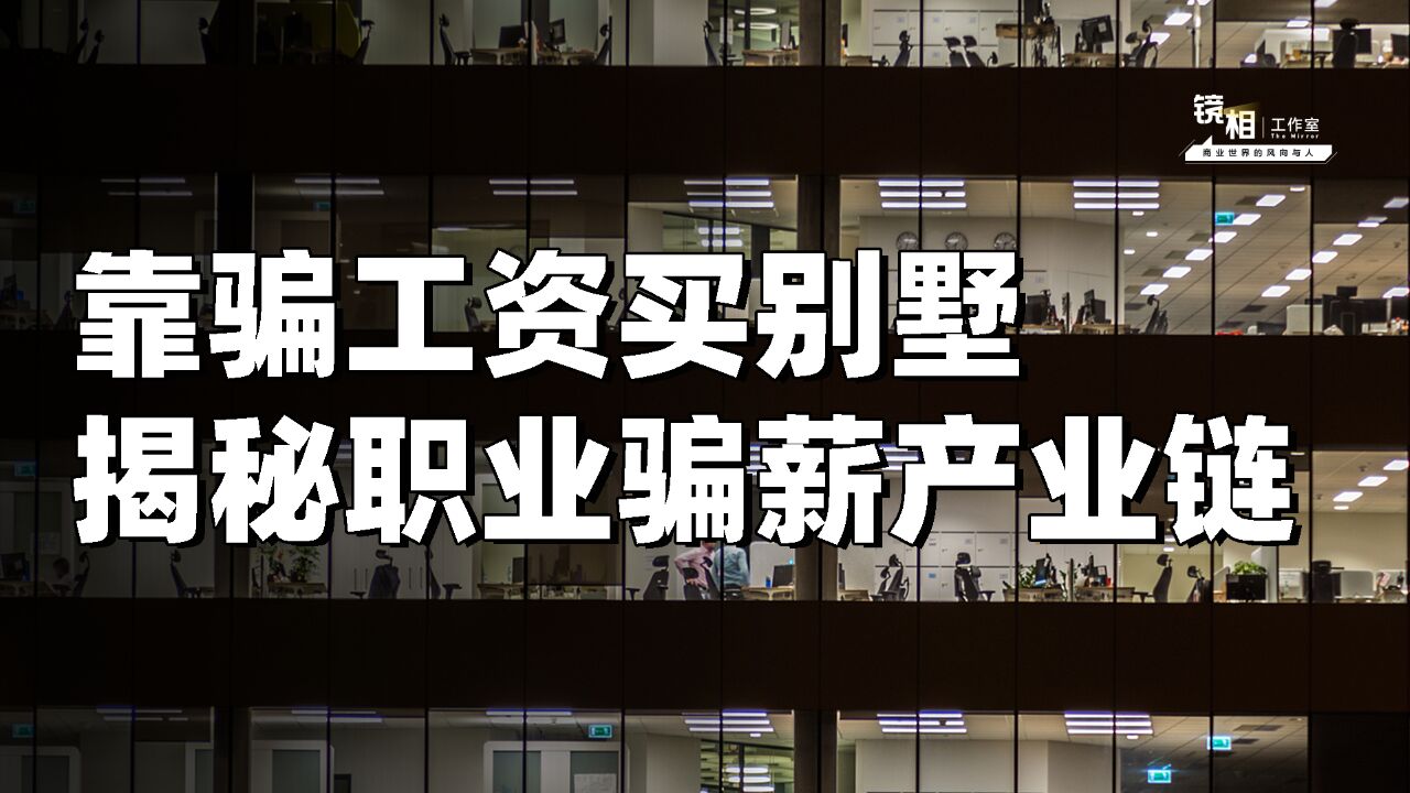 职业骗薪江湖:同时入职9家公司月入3万,有人靠骗工资买别墅