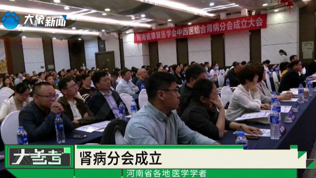 传承国医精髓!河南省康复医学会中西医结合肾病分会成立大会开幕